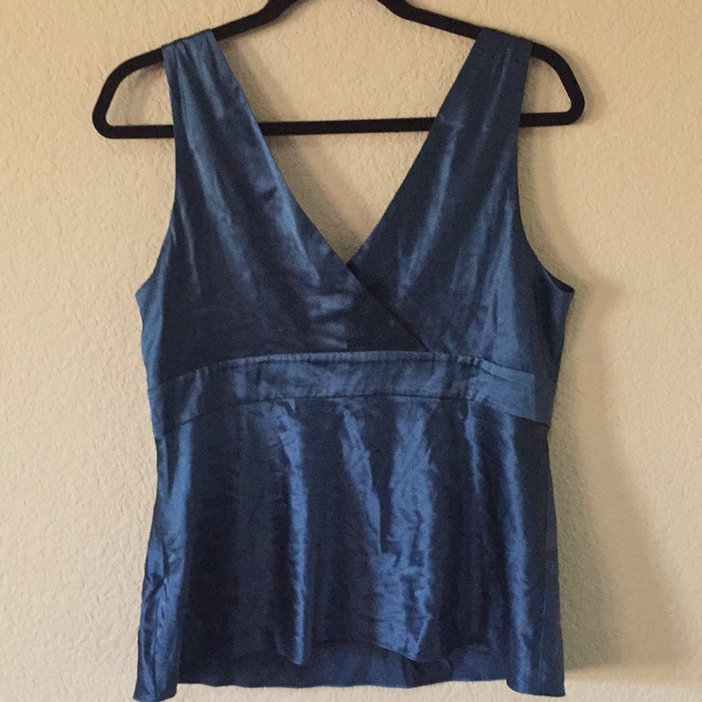 INC teal blouse - Picture 2 of 2